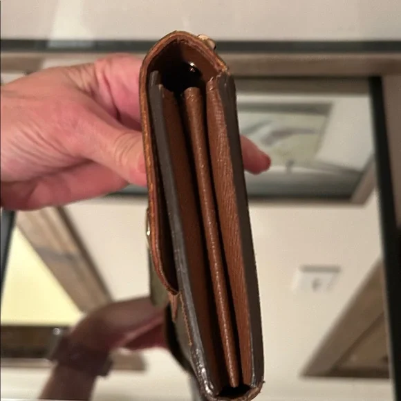 Louis Vuitton Brown and Tan Monogram Wallet - Picture 6 of 16
